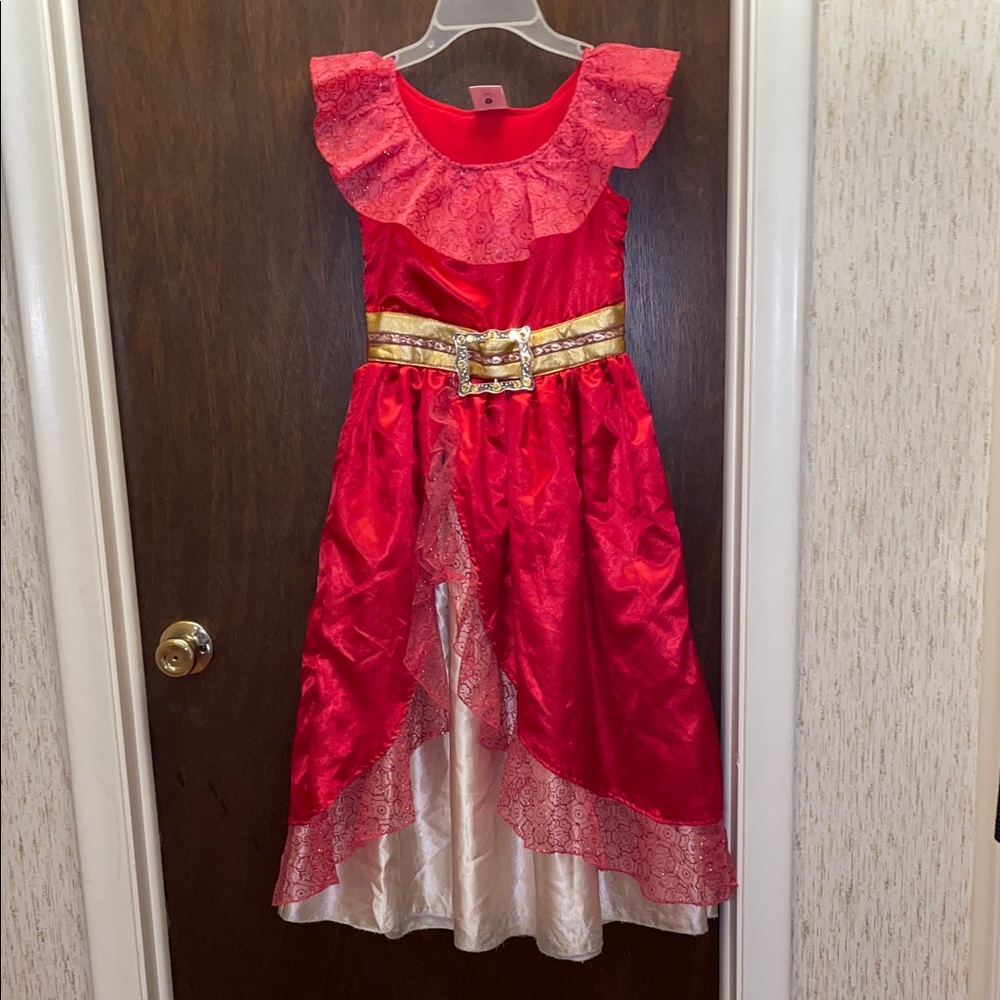 Disney Collection girls’ size 7/8 Elena of Avalor costume dress